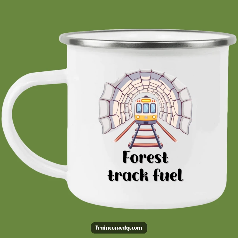 Funny Train Tunnel Camping Mug - Durable & Hilarious Travel Gift