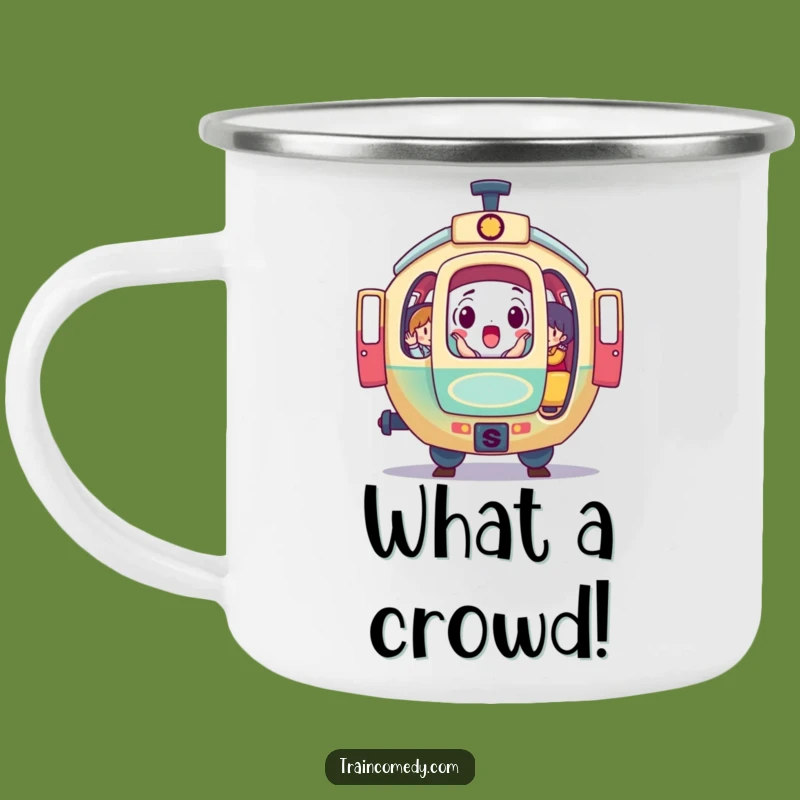 Funny Surprise Train Car Camping Mug: Adventure Humor with Passengers, a Unique Gift!