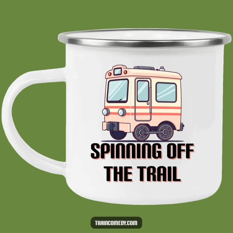 Funny Dizzy Train Camping Mug - Adventure with a Spin