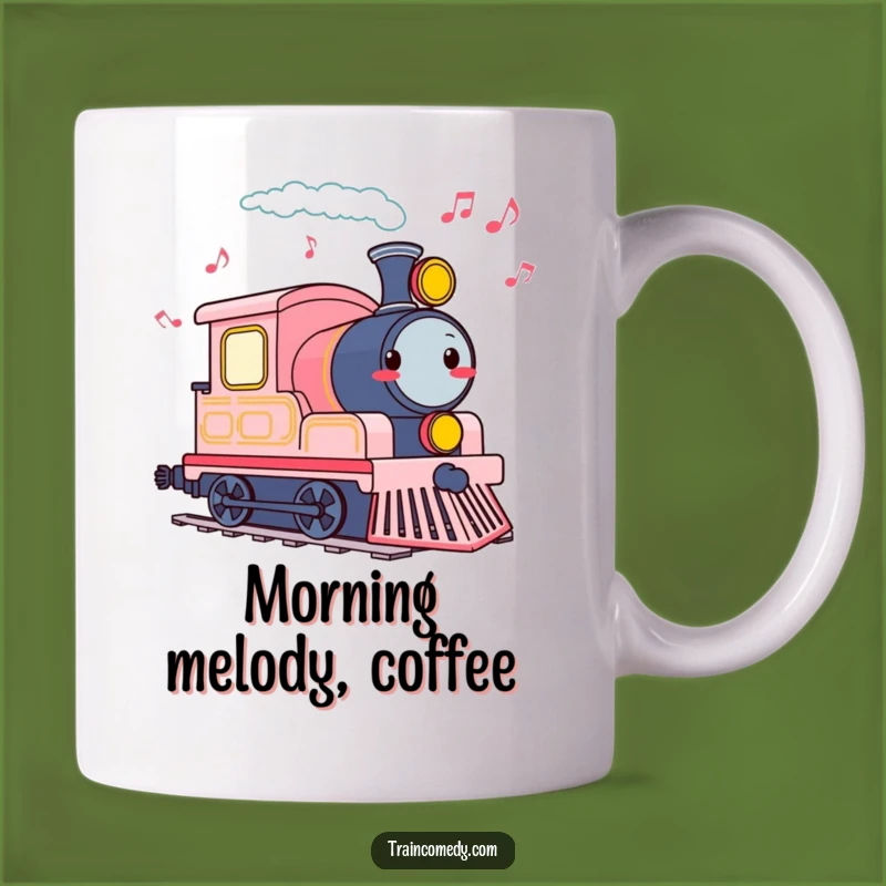Funny Cheerful Train Whistle Mug - Hilarious Musical Journey Gift for Music Lovers