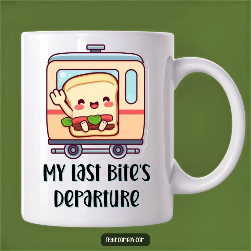 Funny Sandwich Train Mug A Deliciously Humorous Farewell Gift