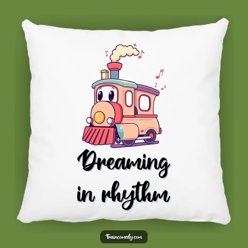 Funny Train Pillow - Cozy Comfort with Hilarious Melodious Vibes!