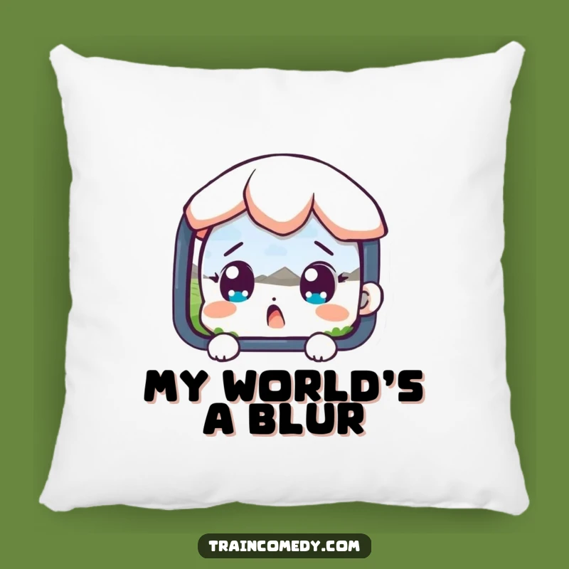 Funny Surprise Pillow: Cozy Comfort for the Wide-Eyed Observer
