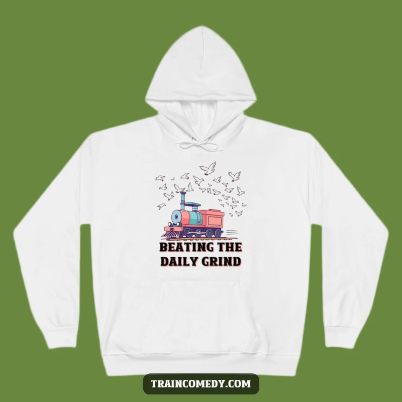 Warm Funny Racing Train Hoodie - Cozy Locomotive Speedster Gift