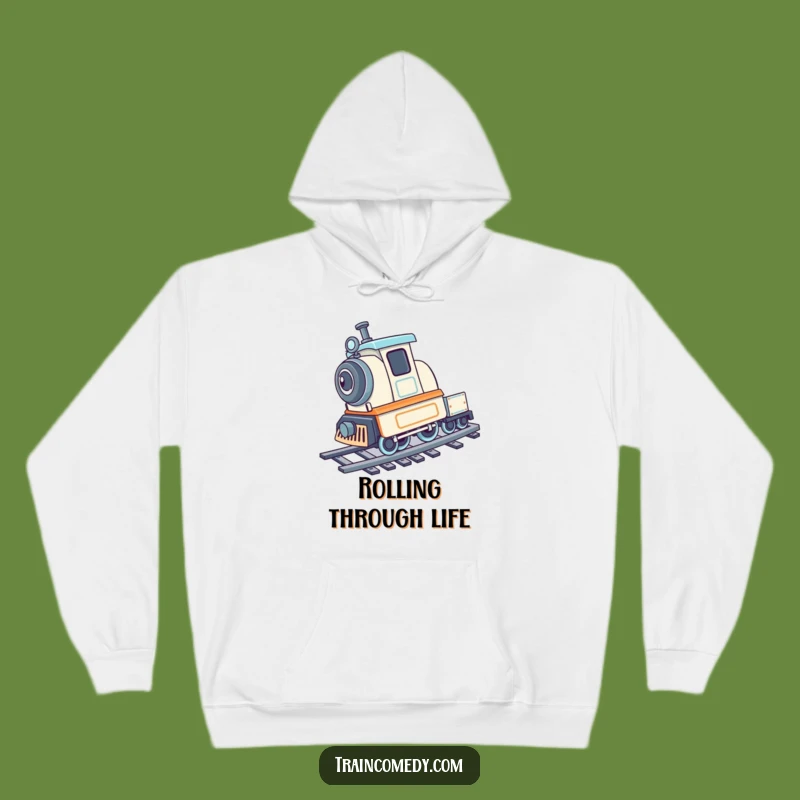 Funny Train Cartwheel Hoodie: Cozy Comfort and Playful Track Style Gift