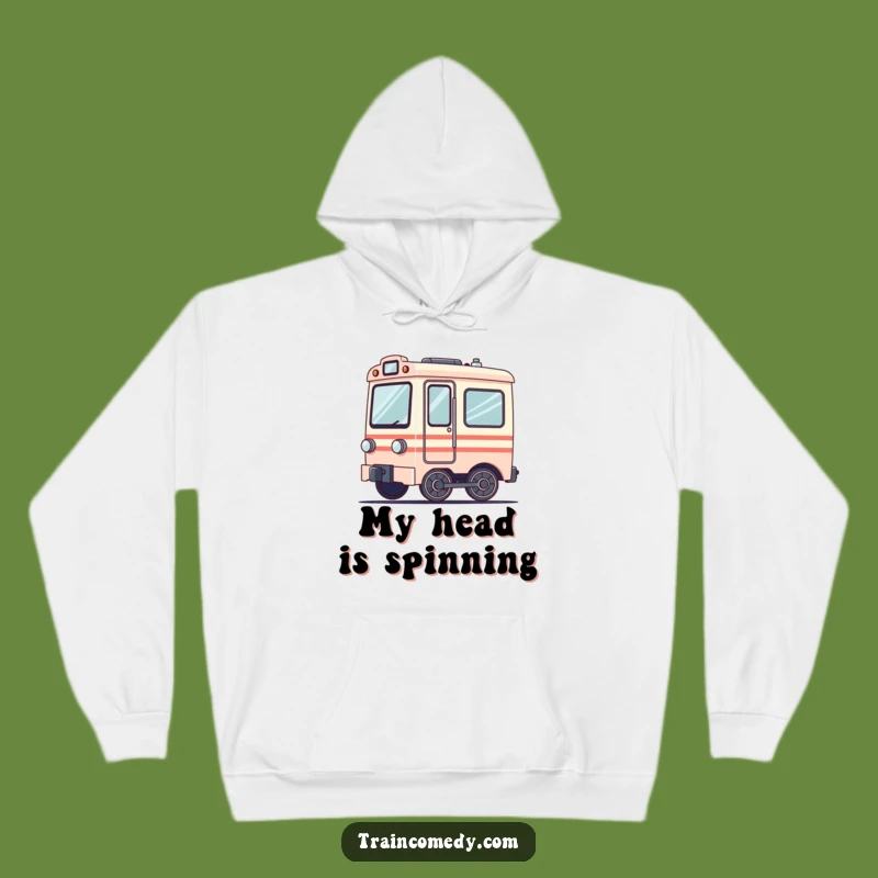 Funny Dizzy Train Hoodie - Cozy Comfort for Those Off-Kilter Days