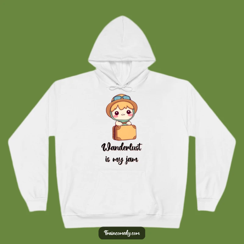 Funny Kawaii Adventure Hoodie - Cozy Travel Companion Gift