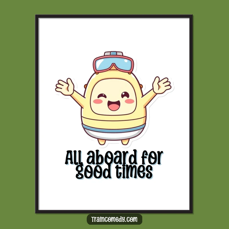 Free Printable Kawaii Welcome Art: Cheerful Character Wall Decor Downloadable Gift
