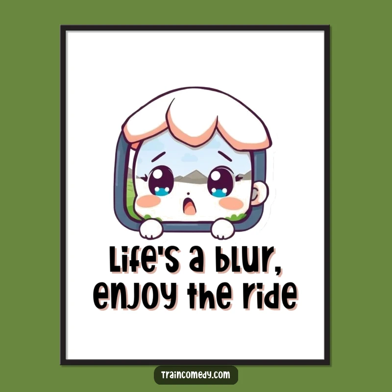 Free Printable Wall Art: Surprised Character, Wide-Eyed Wonder Art