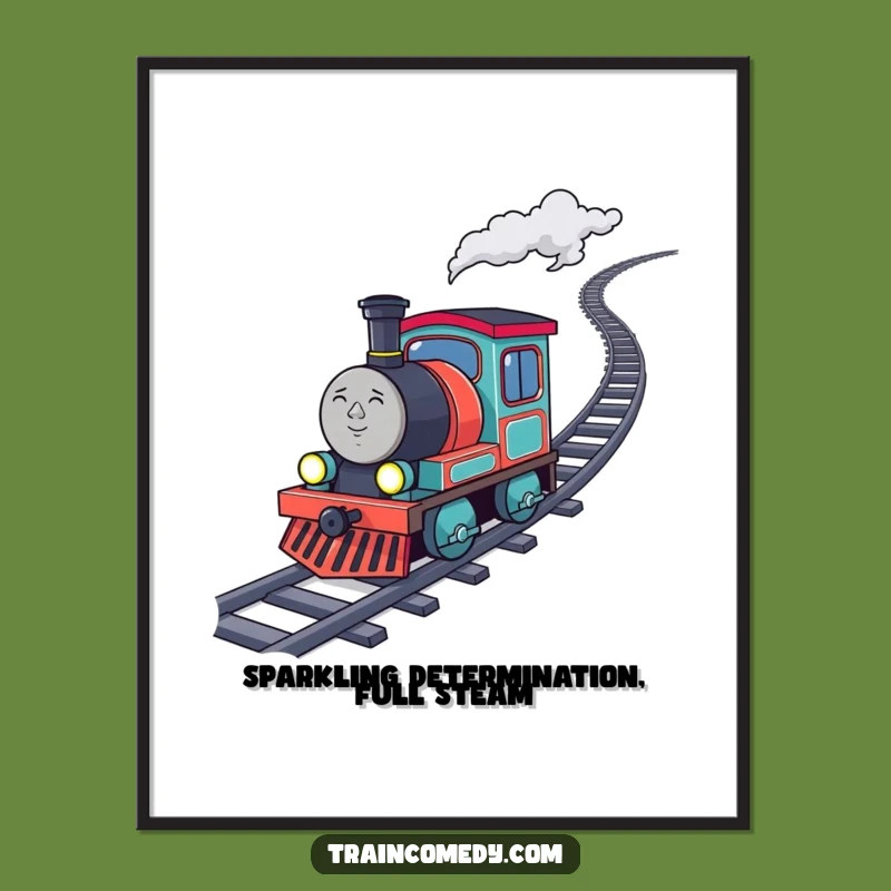 Free Printable Wall Art: Inspiring Train Art, Motivational Downloadable Decor