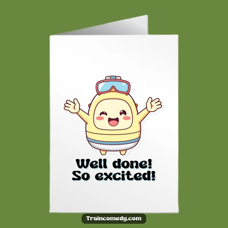 Free Printable Kawaii Welcome Card: Cheerful Congrats Downloadable Gift for New Adventures