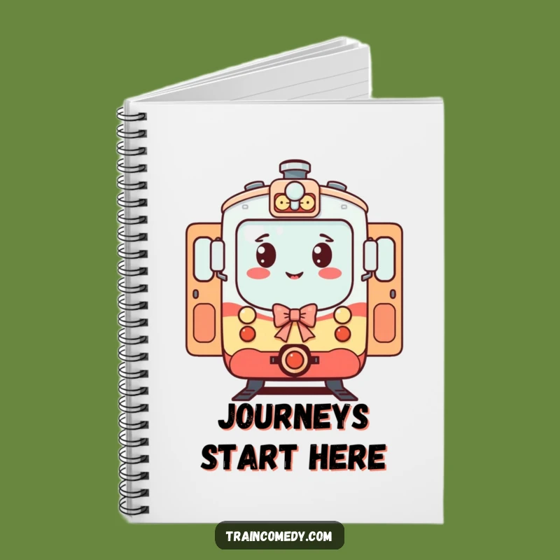 Funny Train Notebook - Jot Down Ideas with Hilarious Travel Flair!