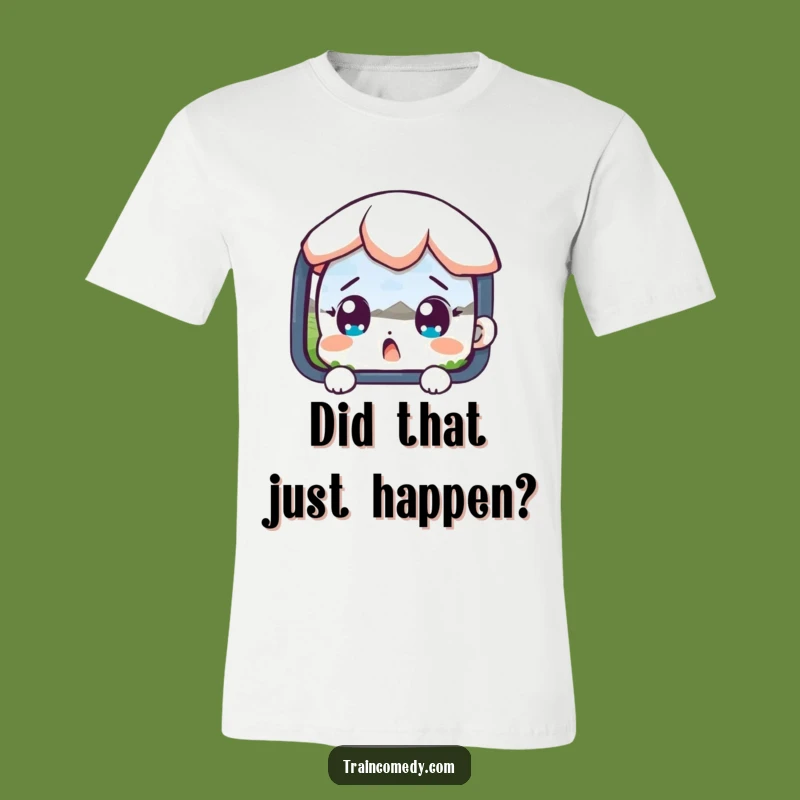 Funny Wide-Eyed Traveler T-Shirt: Experience the World with Astonishment