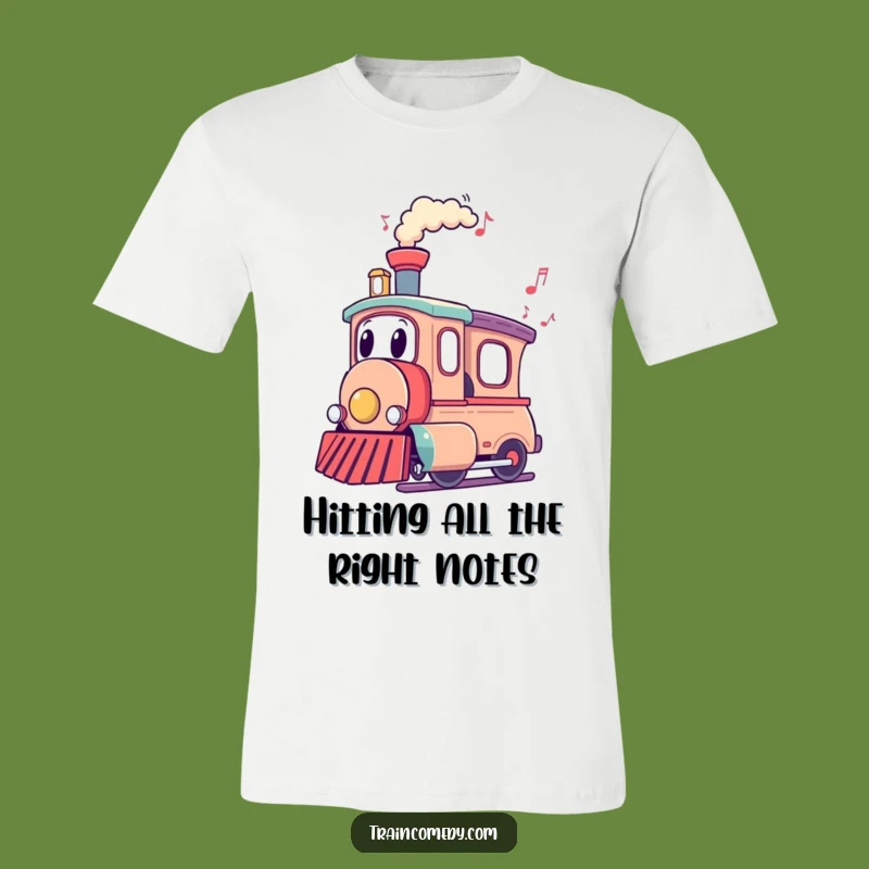 Funny Train T-Shirt - Sing Along with This Hilarious Musical Tee!