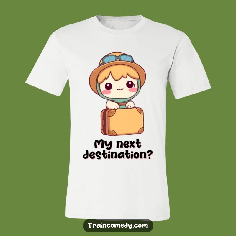 Funny Kawaii Adventure T-Shirt - Packed & Ready Travel Graphic Tee