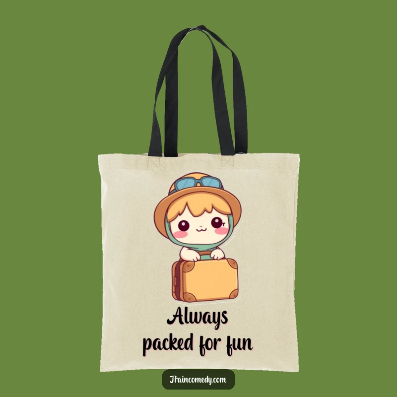 Funny Kawaii Adventure Tote Bag - Pack Your Fun Essentials
